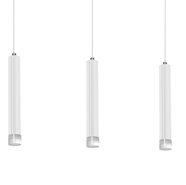 LAMPA wisząca ALBA ML189 Milagro metalowa OPRAWA zwis LED 15W 4000K listwa kaskada tuby sople białe