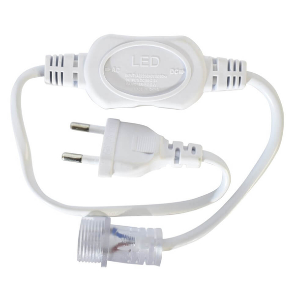 Przewód zasilający do węża LED EKW614 Eko-light biały