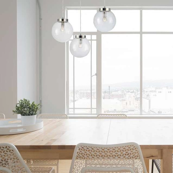 LAMPA wisząca SICILY 107015 Markslojd modernistyczna OPRAWA szklane kule balls kaskada przezroczysta