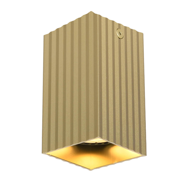 Sypialniana lampa sufitowa Tecno CLN-37492-S-GD Italux metalowa złota
