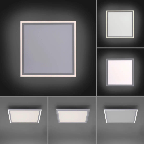 Lampa sufitowa z pilotem EDGING biała 14851-16 1xLED 50W 2700-5000K zmienna barwa