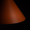 Lampa do salonu trójkątna ZENITH 11486 zwis terakota
