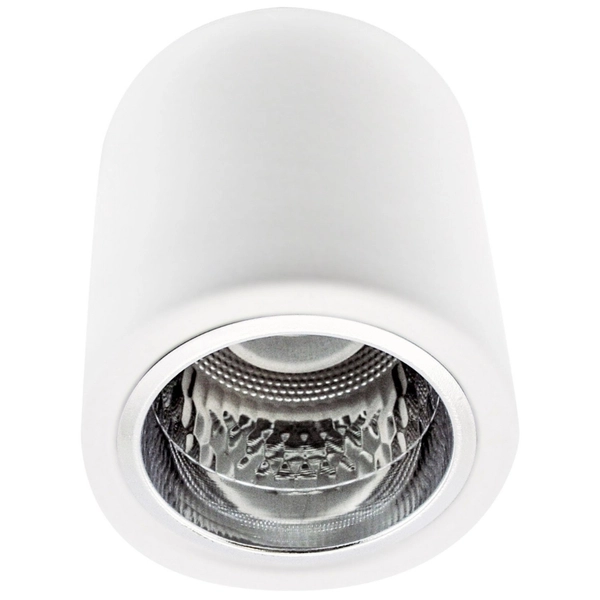 Stropowa lampa JUPITER 10 307170 Polux natynkowa metalowa tuba biała