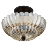 Klasyczna lampa sufitowa Whitecap QZ-WHITECAP-SF-S kwiat bursztynowy
