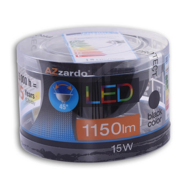 Żarówka AZ1499 Azzardo GU10 15W 1150lm 3000K czarny