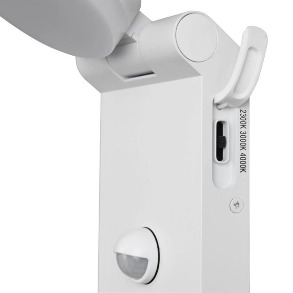 Kinkiet ścienny z czujnikiem Adour 245569131 LED 10W 2300-4000K IP44 biały