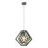 Geometryczna lampa wisząca Mauro 77489/01/33 Lucide MDF zielona