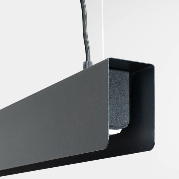Lampa wisząca na listwie Spark SL.1395 belka podłużna czarna