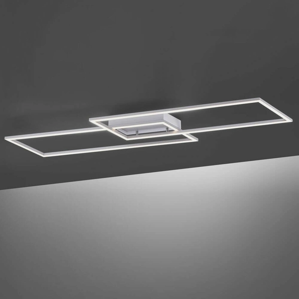 Metalowa lampa sufitowa Inigo LED 40W 3000K do salonu aluminium