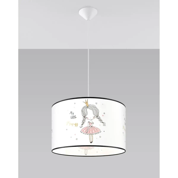 Lampa wisząca Princess SL.1415 Sollux do pokoju dziecięcego wielokolorowa