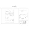 Lampa nasufitowa Zon C032CL-12W3K-RD-MG Maytoni LED 12W 3000K tuba złota