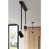 Sufitowa lampa metalowa SL.1074 czarny spot do przedpokoju