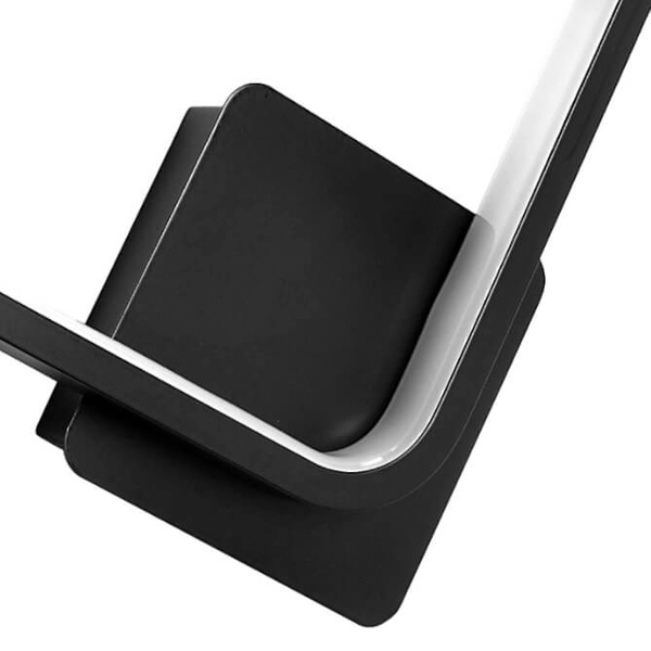 Kwadratowa lampa ścienna 394 Domeno LED 14W 4000K metalowa czarna