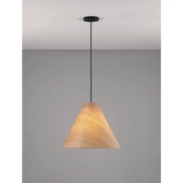 Skandynawska lampa wisząca BRONTILA LE45383 nad stół drewniana