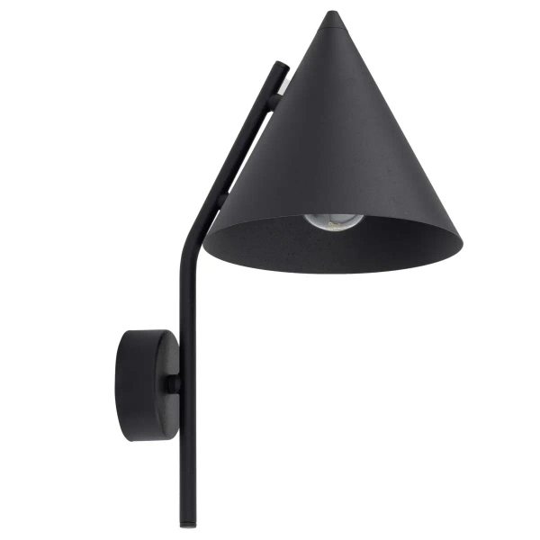 Ścienna lampa do czytania CONO 10041 stożkowa czarny
