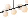 Molekułowa lampa sufitowa Bolti PLC0104-BK Yaskr szklane kule biała czarna