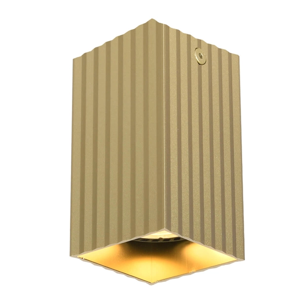 Sypialniana lampa sufitowa Tecno CLN-37492-S-GD Italux metalowa złota