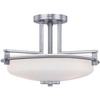 LAMPA sufitowa Taylor QZ-TAYLOR-SFBATH Elstead QUOIZEL szklany plafon łazienkowy chrom