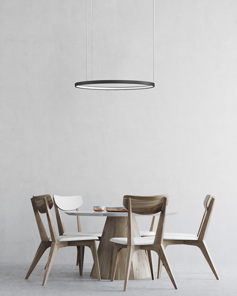 Zwisowa lampa ledowa Agnes AZ5019 48W 3000-6500K ring czarna