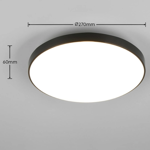 Sufitowa lampa Spica R67851102 RL Light LED 18W 4000K IP44 okrągły czarny