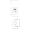 LAMPA ścienna MESSINA H223-WL-01-G Maytoni abażurowa OPRAWA kinkiet złoty beżowy