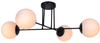 Lampa sufitowa Savoy K-4924 4-punktowa biała czarna