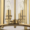 Industrialna LAMPA wisząca NEW YORK P04882AU Cosmolight szklany zwis na łańcuchu złoty
