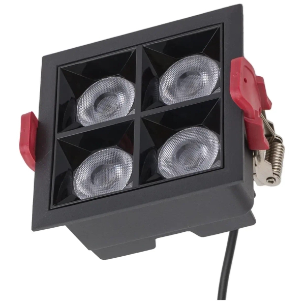 Podtynkowa lampa sufitowa Midi 10064 Nowodvorski LED 16W 4000K czarna