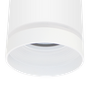 Nasufitowa lampa minimalistyczna Fabri metalowa do pokoju biała