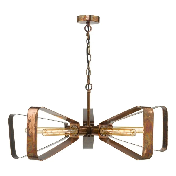 Industrialna lampa wisząca Yavanna YAV0564 strzemię olejowa miedź