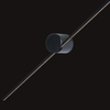 Łazienkowy kinkiet Mizar 12201/60/30 listwa LED 6W 2700K czarna