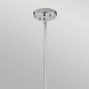 Salonowa lampa wisząca Everly KL-EVERLY-P-S-CH szklana chrom przezroczysty