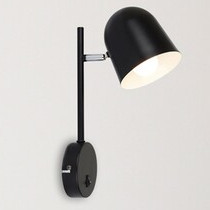 Nowoczesna LAMPA ścienna EGON 5242 Rabalux metalowy kinkiet regulowany do sypialni czarny