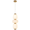 Zwieszana lampa BRILLA ST-CP241210-3L złota LED 69W 3000K złoty biały