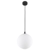 Lampa wisząca nad wyspę Esme 5670 bubble zwis ball biała czarna