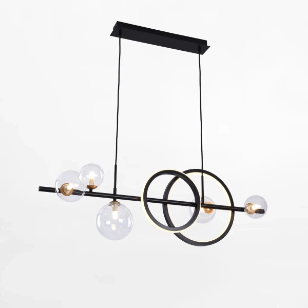 Designerska lampa wisząca TAREMI 003064-031208 LED 20W CCT czarny