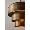 Industrialna lampa Morad 69783 Endon wisząca na łańcuchu mosiądz