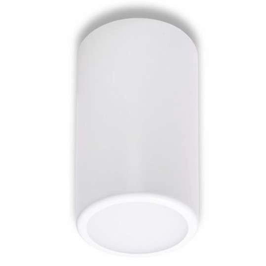 Okrągła LAMPA sufitowa Cleo 137623613714 TEAM metalowa OPRAWA tuba spot natynkowy biały
