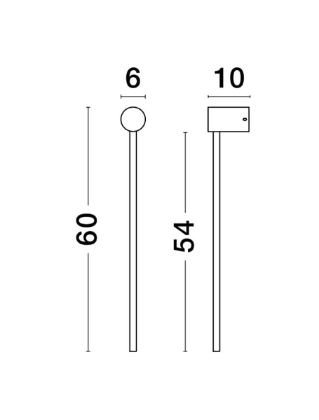 Ścienna lampa TECOMAN LE42849 listwa LED 18W do pokoju biała