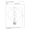 Bursztynowa żarówka BULB 49033/95/62 E27 4,9W 2200K kulista LED