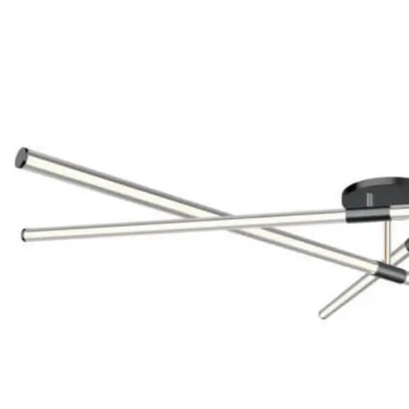 Sufitowa lampa ledowa Lautaro 1006 Zumaline LED 18W 3000K czarna biała