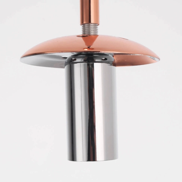 Zwisowa lampa szklana Palla LP-2844/1P S MI kula ball miedziana