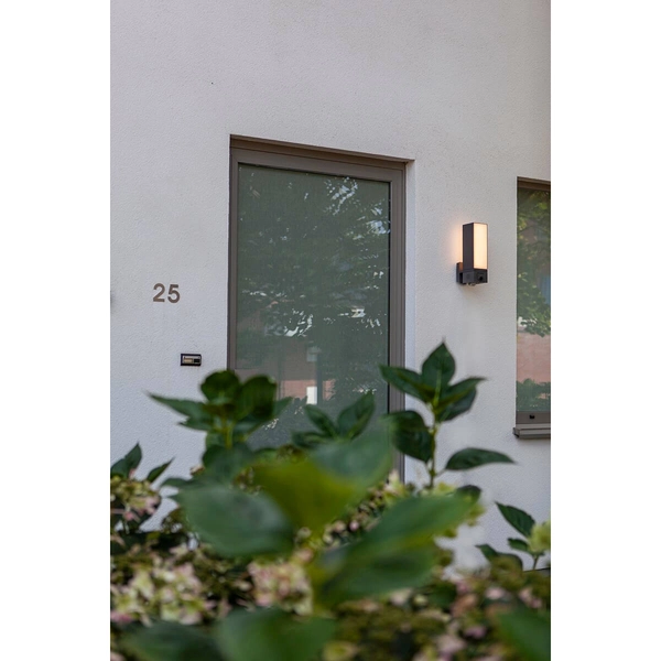 Lampa elewacyjna z kamerą Cuba 5193812118 LED 17,3W 2700-6500K IP44 szara