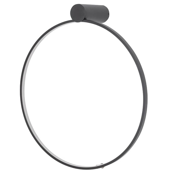 Kinkiet ring okrągły Circolo 10928 Nowodvorski LED 18W 3000K czarny