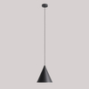 Minimalistyczna lampa wisząca Form 1108G1 Aldex stożek czarny