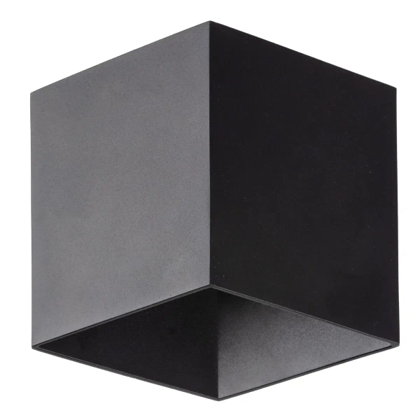 Elewacyjna naścienna lampa Cube 18182 LED 3000K kostka IP54 czarny