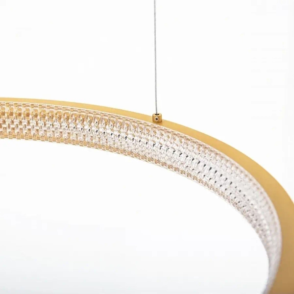 Nad łóżko wisząca lampa 2007 LED 53W 3000K ringowa złoty