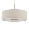 Nowoczesna wisząca lampa SANTANA 11653 do jadalni kremowa