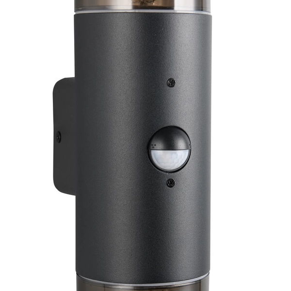 Elewacyjna lampa z czujnikiem ruchu Hoosic 222260232 IP44 czarny