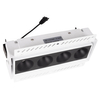 Lampa wpustowa z zasilaczem i modułem LED Modular H180.08 + HM180 4L + HT180 12W ON/OFF Maxlight LED 12W 3000K czarna biała